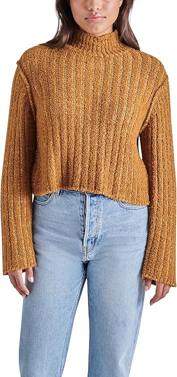 Steve Madden Women's Tan Kirsten Sweatshirt | Steve Madden In Lebanon