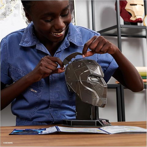 4D Build Marvel Black Panther 3D Puzzle Model Kit with Stand 82 Pcs | 4D Build In Lebanon