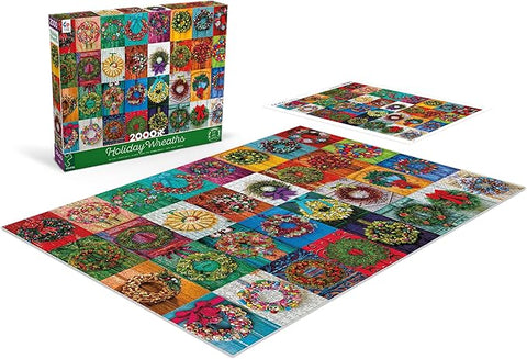 Ceaco Holiday Wreaths Jigsaw Puzzle | Ceaco In Lebanon
