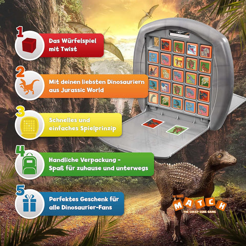 Top Trumps Jurassic World Match The Crazy Cube Game | Top Trumps In Lebanon