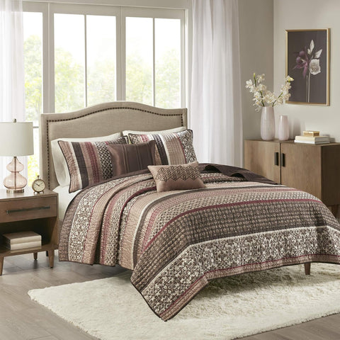 Madison Park Multicolor Princeton 5 Piece King Quilted Coverlet Set |Madison Park In Lebanon