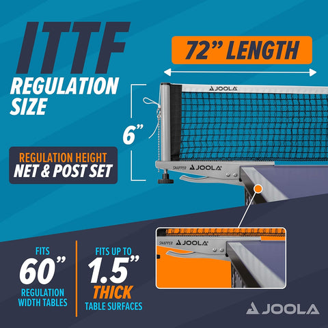 JOOLA Snapper Professional Table Tennis Net and Post Set with Carrying Case | JOOLA In Lebanon