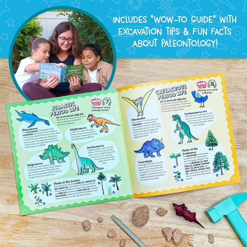 Wondery Kids Wow In The World Dino DIG & Diorama, 10 Dig-Out eggs |Wondery Kids In Lebanon