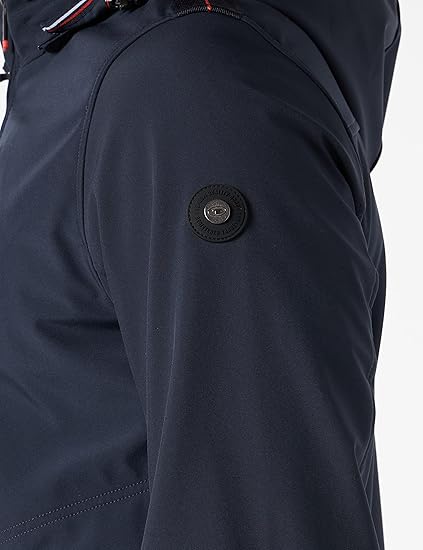 Tom Tailor Men's Navy  Softshell With Hood Jacket | Tom Tailor In Lebanon