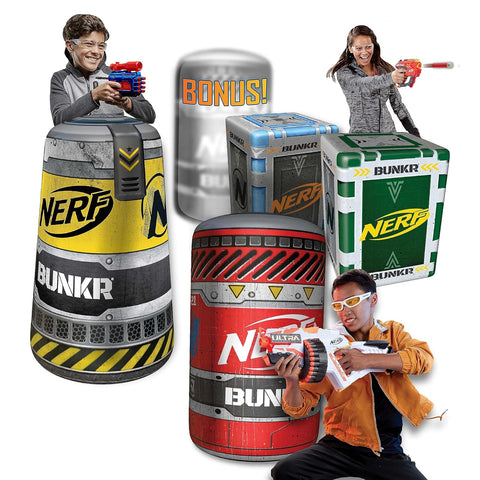 NERF BUNKR Officially Licensed Battle Royale Inflatable Bunker Battlezone - 5 Piece | BUNKR In Lebanon