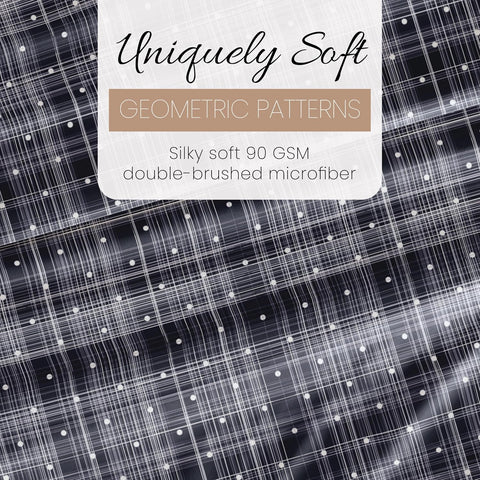 I Enjoy Home Polka Dot Navy 4-PC Patterned Ultra Soft King Bed Sheet Set | I Enjoy Home In Lebanon