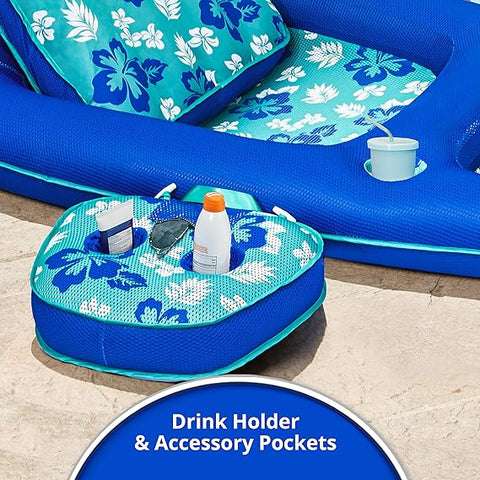 Aqua Campania Ultimate 2-in-1 Pool Float Lounge Pool Floats |Aqua In Lebanon