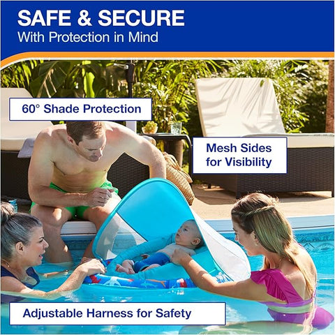 SwimWays Baby Pool Infant Float With Canopy & UPF Protection | SwimWays In Lebanon