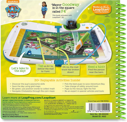 LeapFrog LeapStart 3D Around Town with PAW Patrol Book - Level 2  |LeapFrog In Lebanon