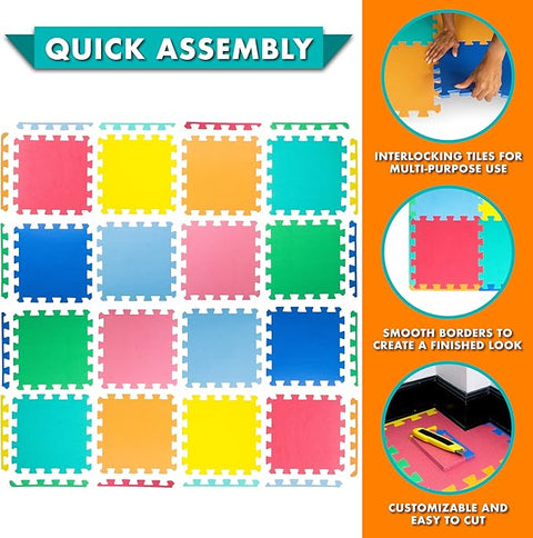 ProSource Foam Puzzle Floor Play Mat | ProSource In Lebanon