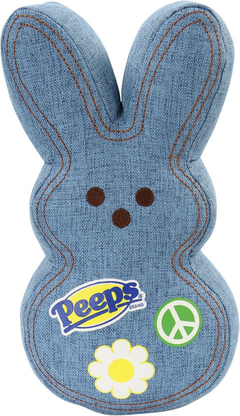 Peeps Animal Adventure Shaggy Denim Bunny Plush | Peeps In Lebanon