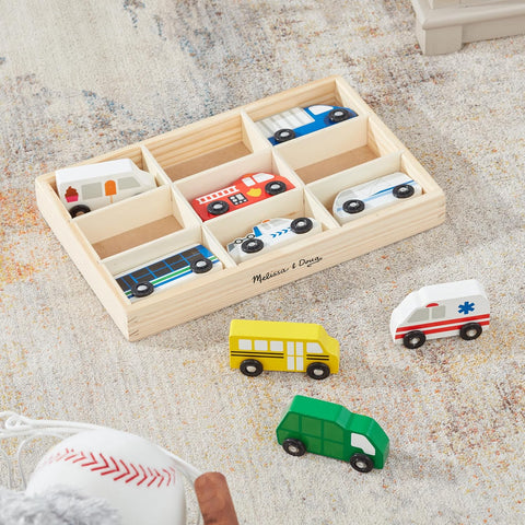 Melissa & Doug Wooden Town Vehicles Set | Melissa & Doug In Lebanon