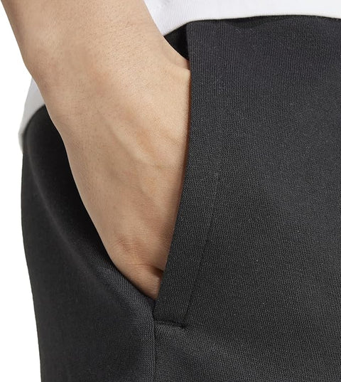 Adidas Women's Black Essentials Small Logo Fleece Shorts|Adidas In Lebanon