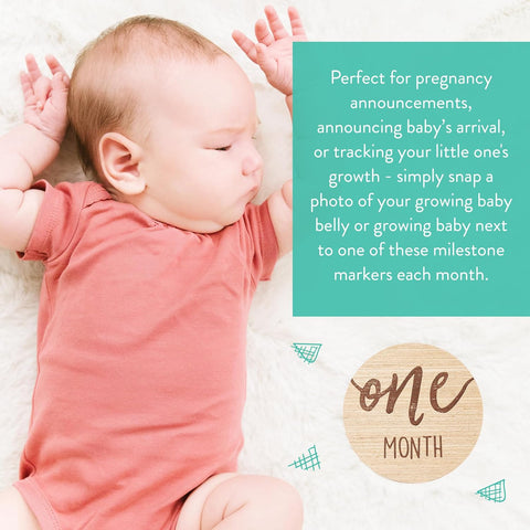 Kate & Milo Baby Monthly Milestone Marker Discs | Kate & Milo In Lebanon