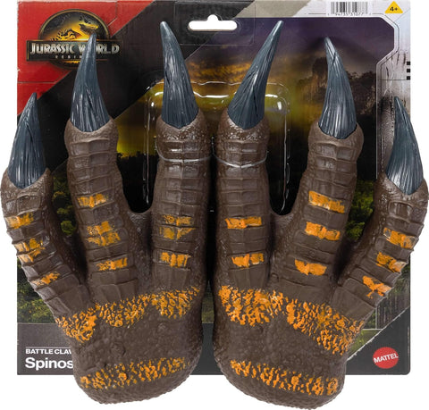 Mattel Jurassic World Rebirth Spinosaurus Battle Claws Dinosaur Soft Plastic Role Play Handwear|Mattel In Lebanon