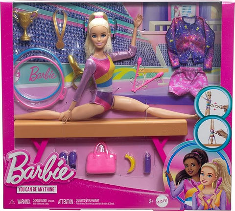 Barbie Gymnastics Blonde Fashion Doll & Accessory | Barbie In Lebanon