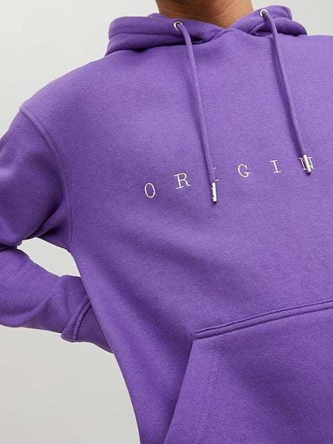 Jack & Jones Men's Purple Jorcopenhagen Sweat Hood Noos Hoodies | Jack & Jones In Lebanon