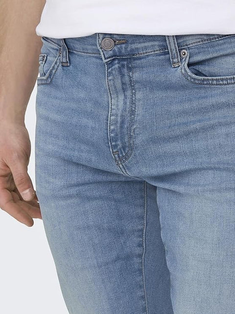 Only & Sons Men's Light Blue Denim Jeans | Only & Sons In Lebanon