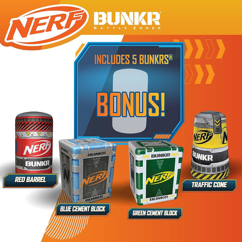 NERF BUNKR Officially Licensed Battle Royale Inflatable Bunker Battlezone - 5 Piece | BUNKR In Lebanon