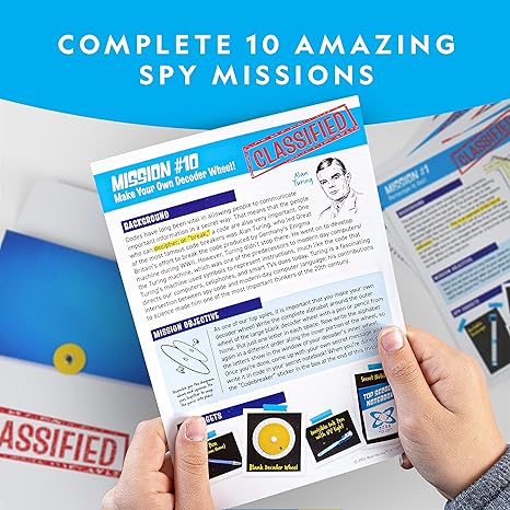 National Geographic Spy Science Activity Kit 10 Top Secret Missions | National Geographic In Lebanon
