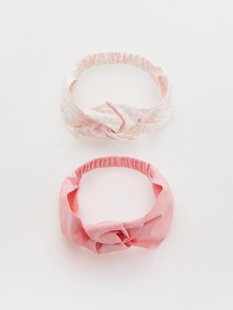 Reserved Girl's Pink Cotton Headbands 2-Pack | Reserved In Lebanon