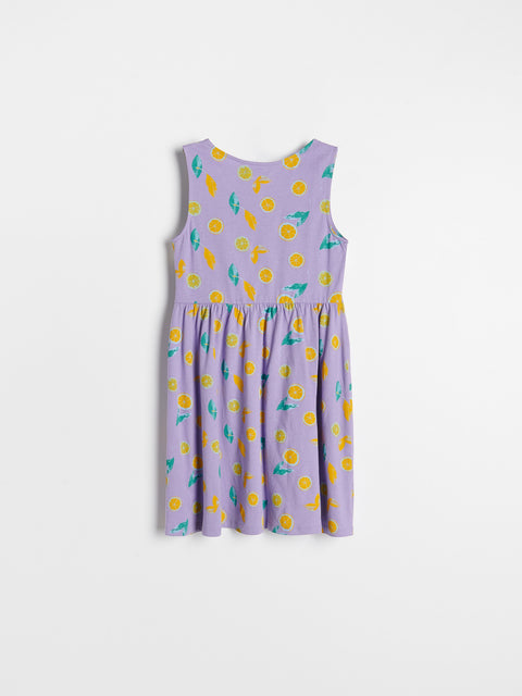 Reserved Girl's Purple Knitted Fruit Dress | Reserved In Lebanon