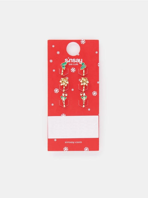 Sinsay Girl's Multicolor Christmas Earrings | Sinsay In Lebanon