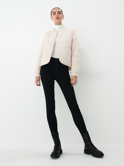 Mohito Women's Off White Quilted Jacket | Mohito In Lebanon