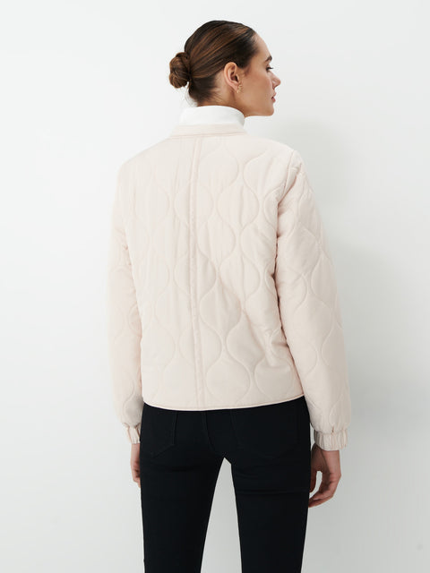 Mohito Women's Off White Quilted Jacket | Mohito In Lebanon
