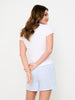 Sinsay women white/light blue 2 piece pajama set AYA