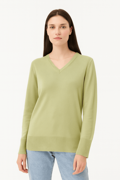 Beloved Women's Green Long-Sleeve Blouse | Beloved in Lebanon