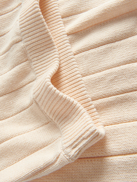 Reserved Girl's Beige Ribbed Knit Skirt | Reserved In Lebanon