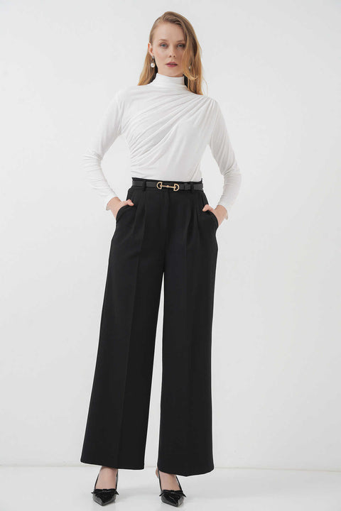 Big Dart Women's White Blouse with Gathering Detail | Big Dart In Lebanon