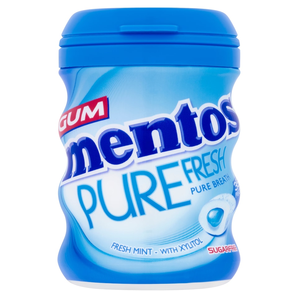 Mentos Pure Fresh MintSugar-Free Chewing Gum 1