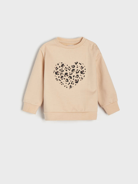 Sinsay Baby Girl's Beige Animal Print Pajama Set | Sinsay In Lebanon