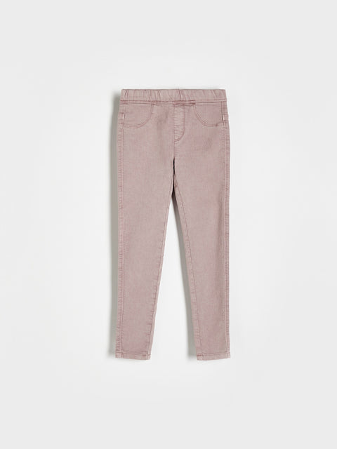 Reserved Girl's Dusty Rose Elastic Skinny Pant | Reserved In Lebanon