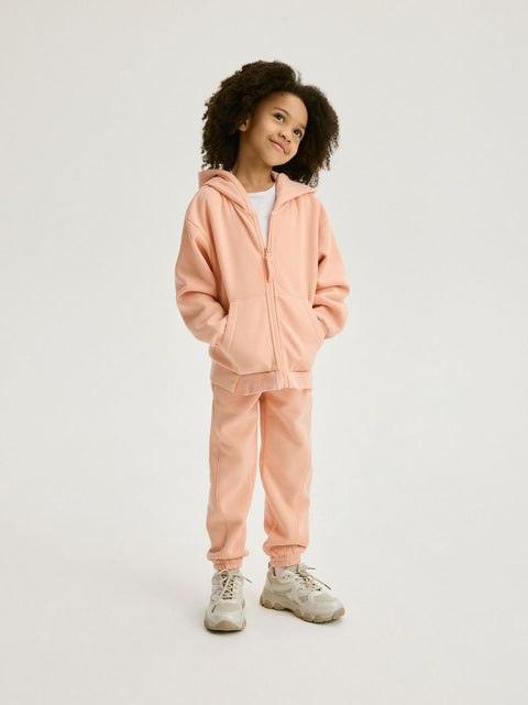Reserved Girl's Light Coral Wide Leg Sweatpants | Reserved In Lebanon