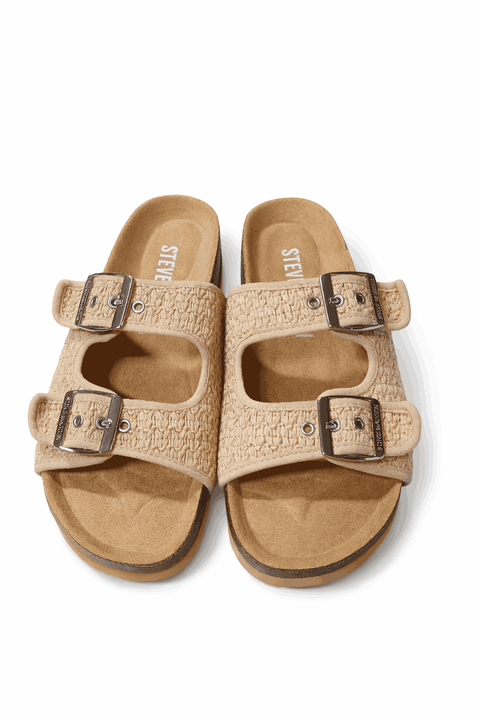 Steve Madden Women's Beige Bungee Slipper | Steve Madden In Lebanon