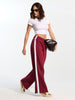 Sinsay Women's Burgundy Elastic Waist Sweatpants | Sinsay In Lebanon