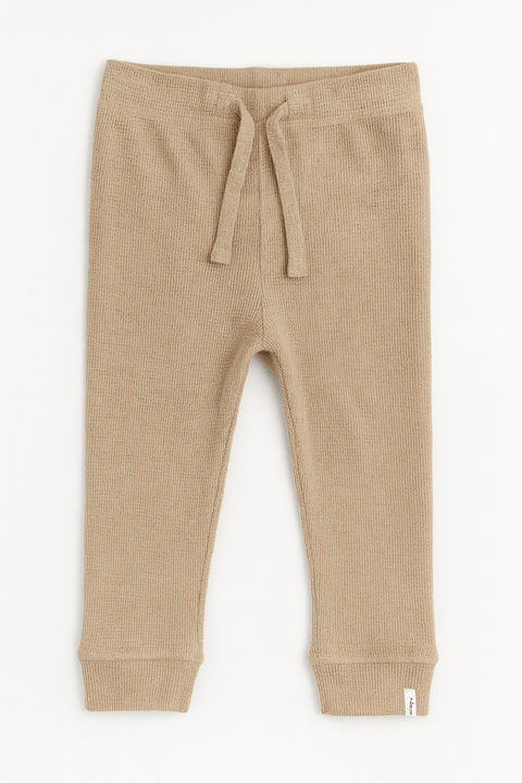 POMPdeLUX Girl's Beige Straight Trousers  |POMPdeLUX in Lebanon