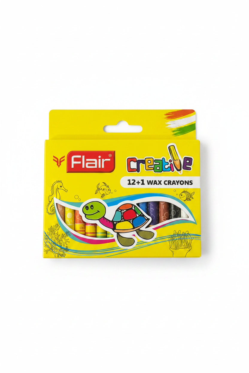 Flair Creative 12+1 Wax Crayons FA 8002