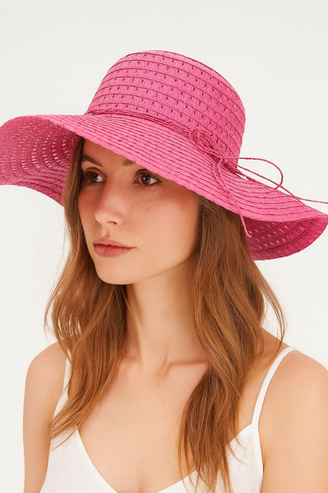 Sinsay Women's Pink Straw Sun Hat | Sinsay In Lebanon