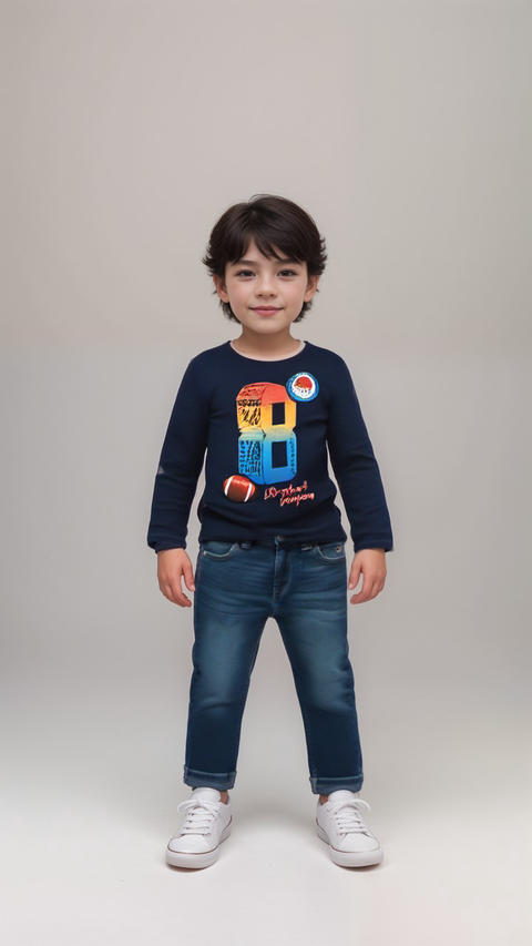 S.Oliver Boy's Navy Long-Sleeve Blouse |S.Oliver in Lebanon