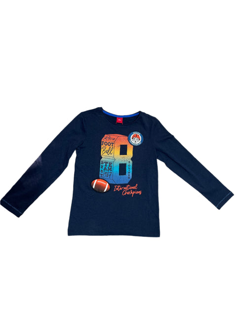 S.Oliver Boy's Navy Long-Sleeve Blouse |S.Oliver in Lebanon