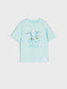 Sinsay Boy's Light Blue T-Shirt With Print | Sinsay In Lebanon