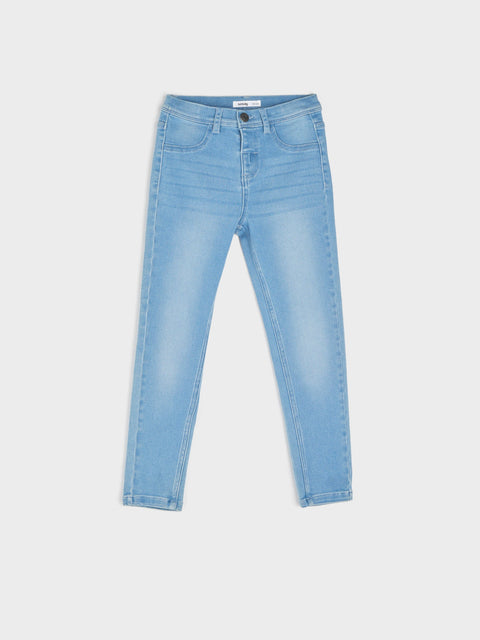 Sinsay Girl's Blue Slim Jeans | Sinsay In Lebanon