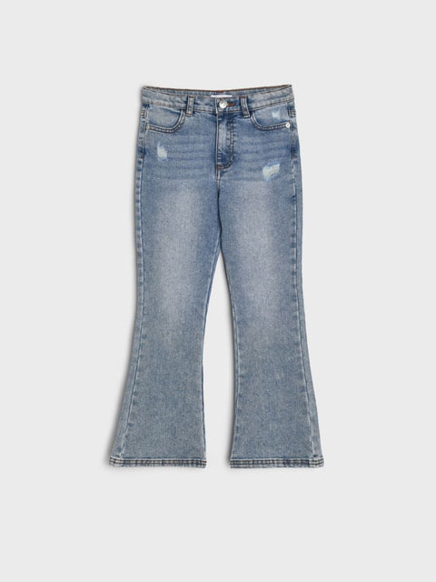 Sinsay Girl's Blue Flare Cut Jeans |Sinsay In Lebanon