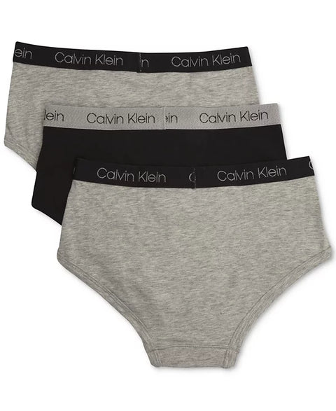 Calvin Klein Boy's Heather Grey 3-Pk. Cotton Briefs | Calvin Klein In Lebanon