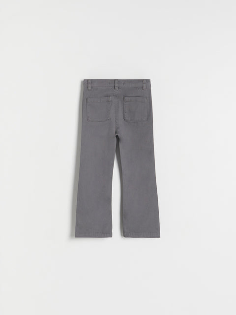Reserved Baby Girl's Dark Grey Flare Pants | Reserved  In Lebanon