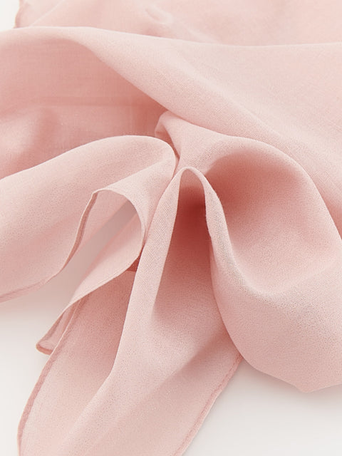 Reserved Girl's Light Pink Cotton Scarf | Reserved In Lebanon